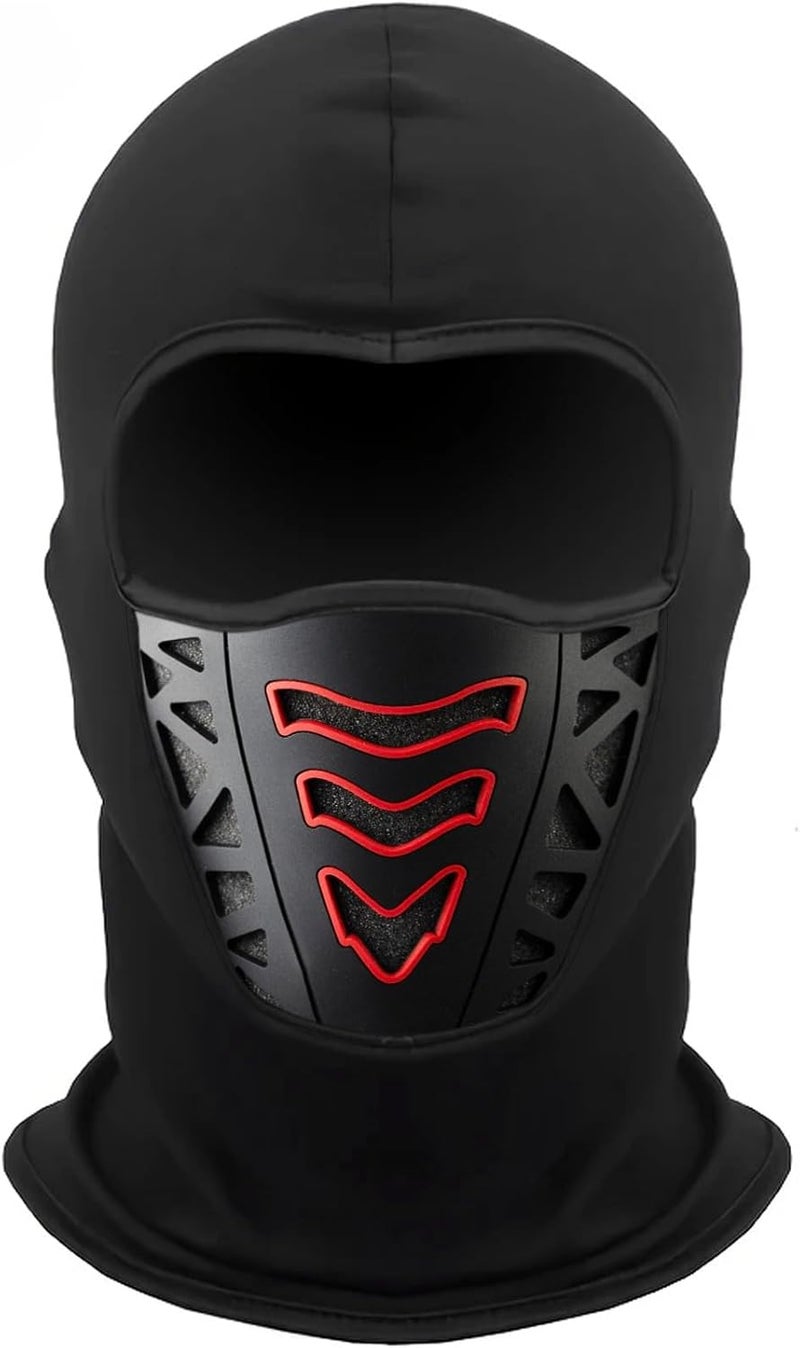 foricom Waterproof Motorcycle Face Mask – Quick-Dry Fabric for Riding, Breathable Balaclava with Eye Opening, Skiing & Outdoor Sports Black - Image 1